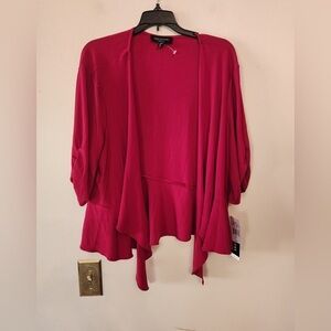Perceptions new york Cardigan red size womens 2x